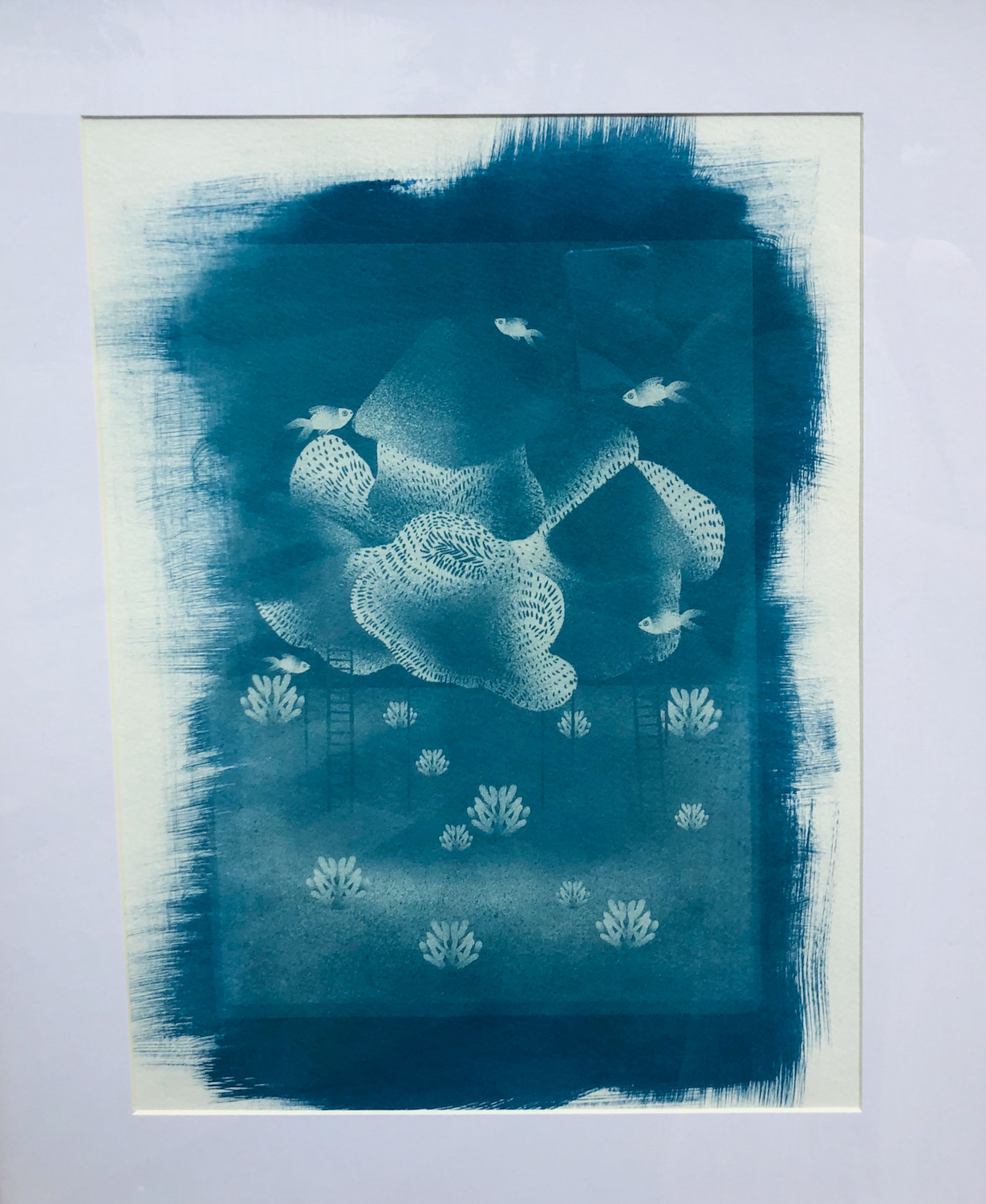 Bahay Coral Cyanotype by Maxine Tanjutco