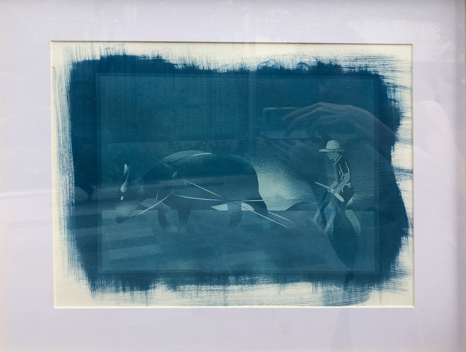 Beast of Burden to Beast of Fortune Cyanotype by Maxine Tanjutco