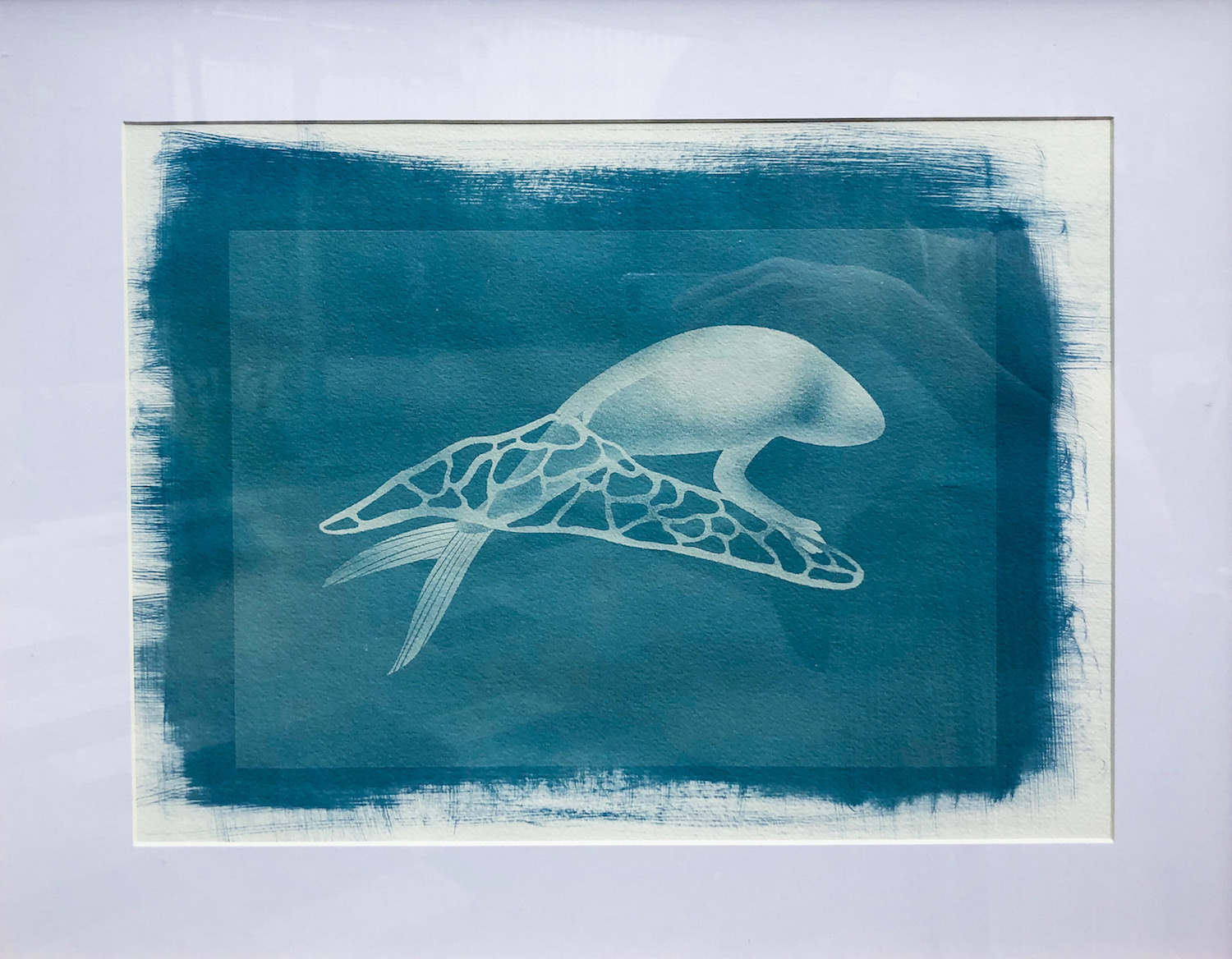 Ghost Nets Cyanotype by Maxine Tanjutco